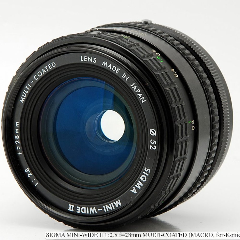 Sigma Lens, Multi-Coated, Mini-Wide, 28mm, 2.8 🌸